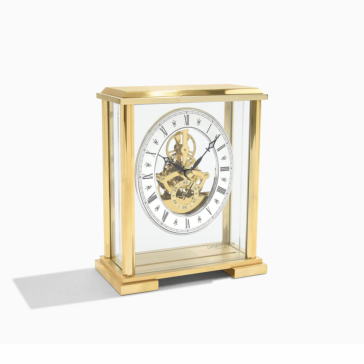 London Clock Skeleton Mantle Clock