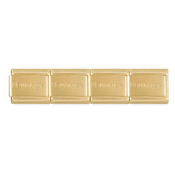 Nomination Classic Matt Gold Plated Composable Starter Bracelet