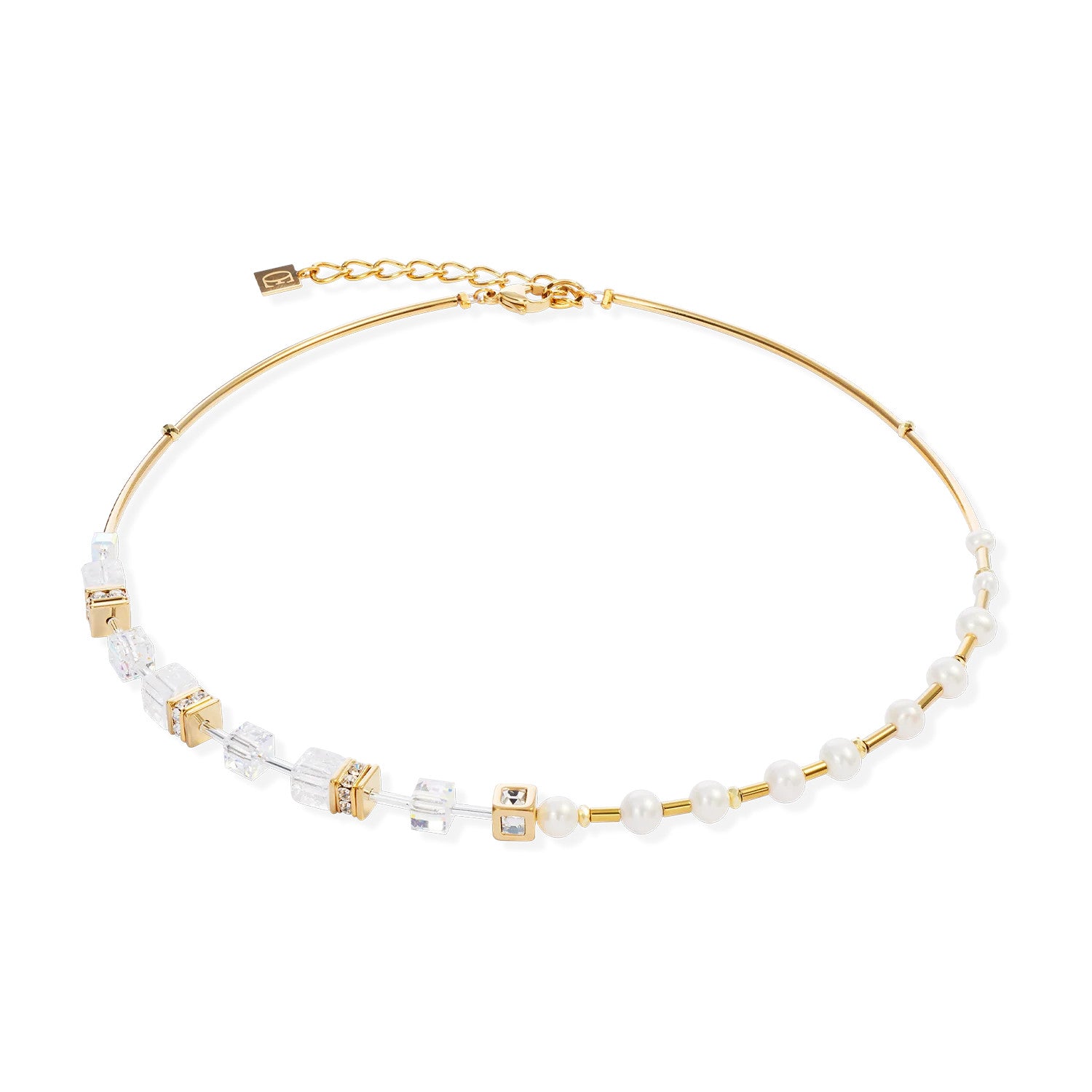 Coeur De Lion GeoCUBE® Fusion Precious Pearl Mix Gold-White