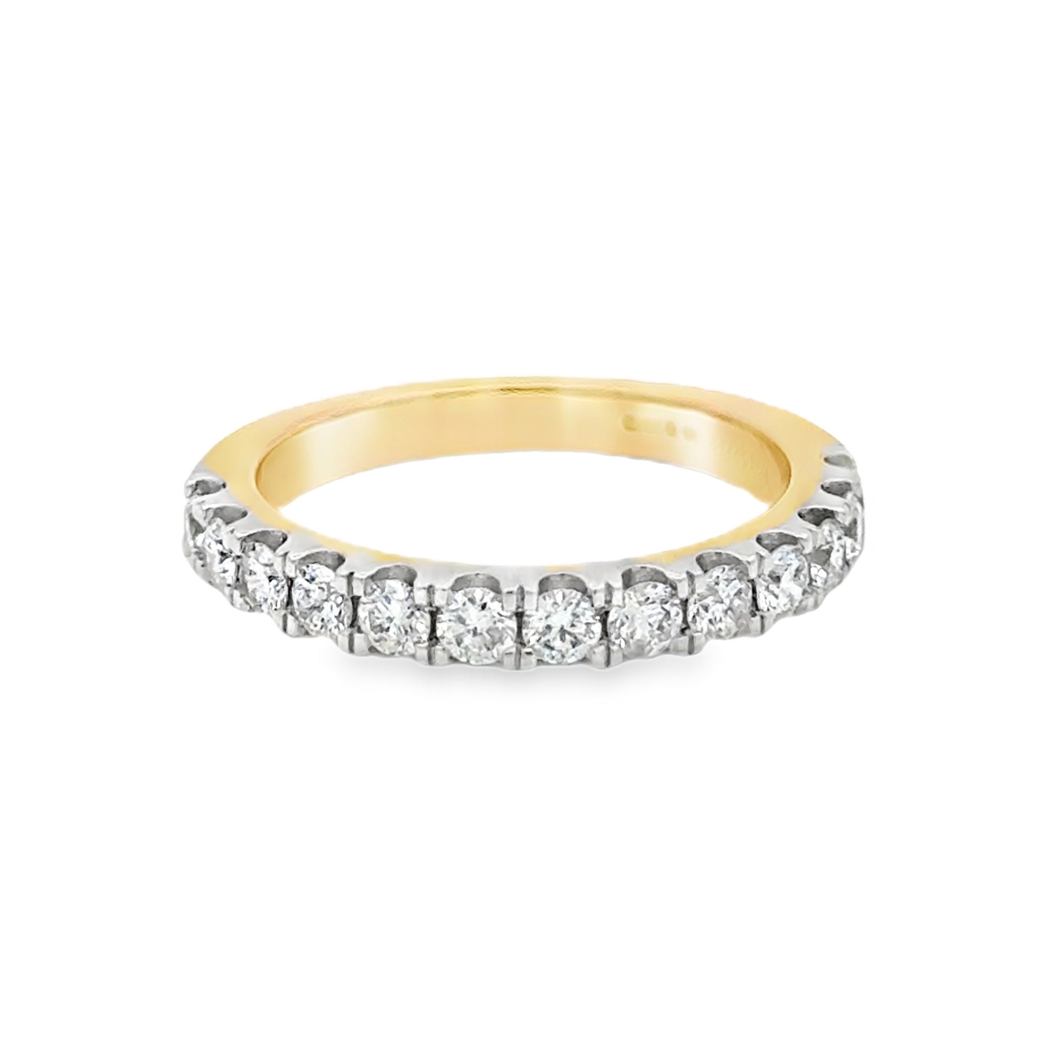Diamond 13 Stone Eternity Ring 0.77ct 9ct Gold