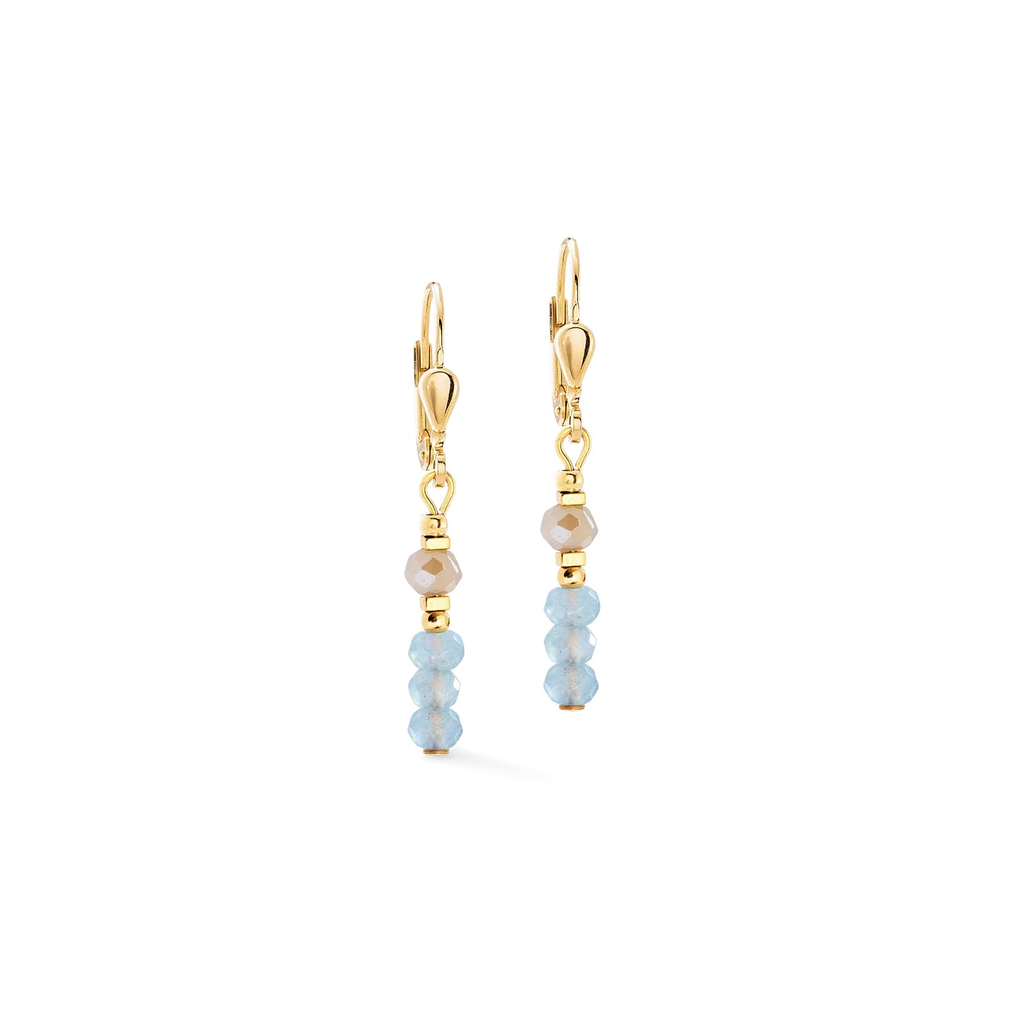 Coeur De Lion Rhythm Jade Sky Earrings