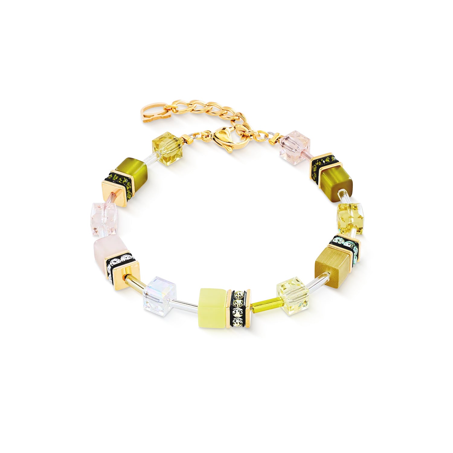 Coeur De Lion GeoCUBE® Iconic Bracelet Olive Blossom