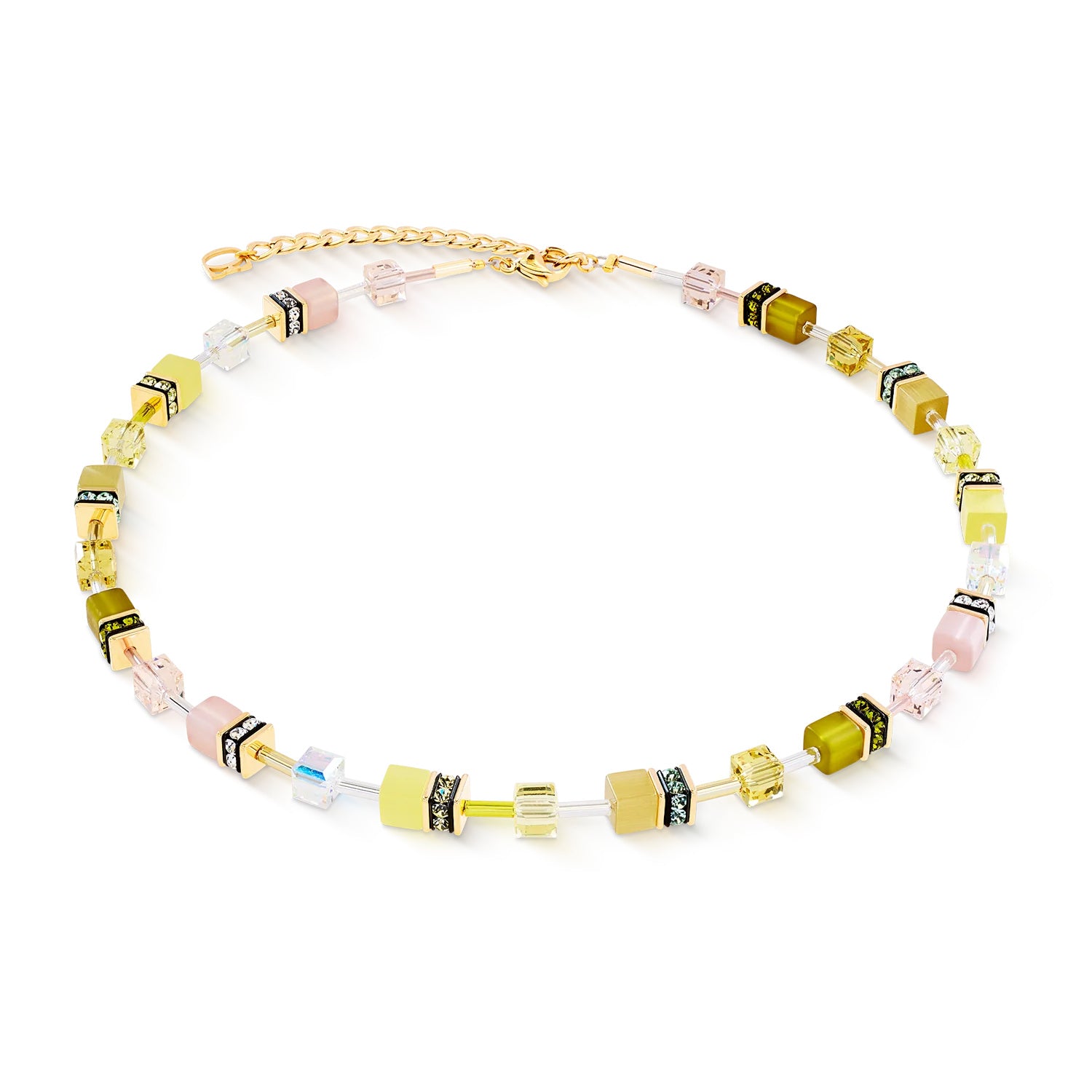 Coeur De Lion GeoCUBE® Olive Blossom Necklace