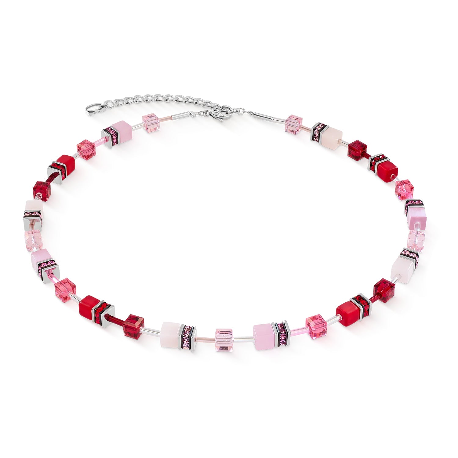 Coeur De Lion GeoCUBE® Necklace Rosé Blush