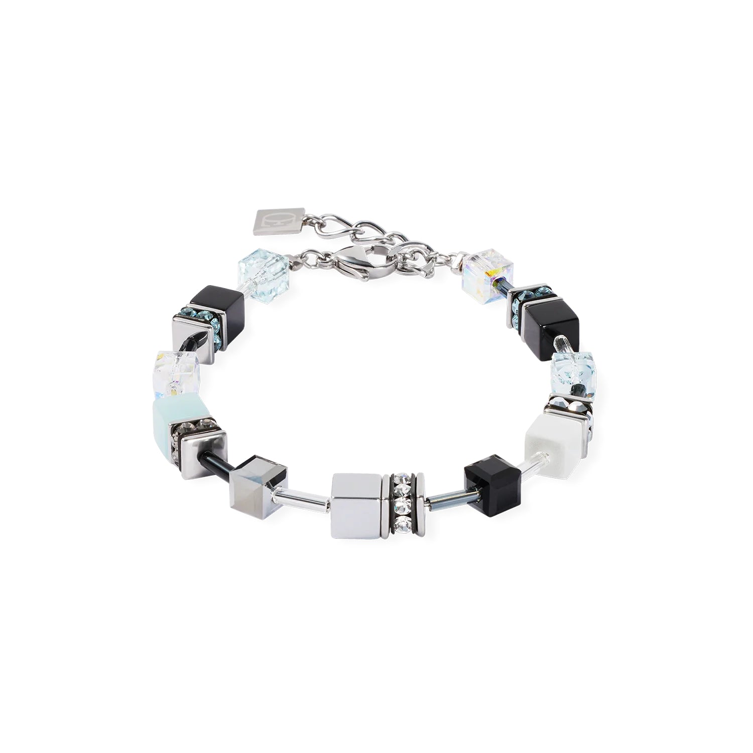 Coeur De Lion GeoCUBE® Iconic Bracelet Ice Serenity Silver