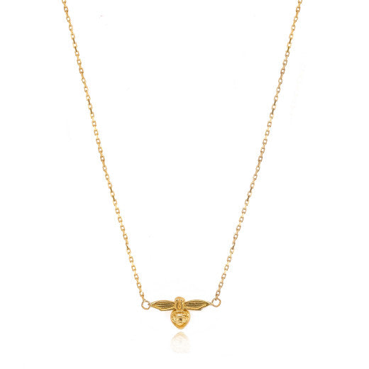 9ct Yellow Gold Bee Necklace
