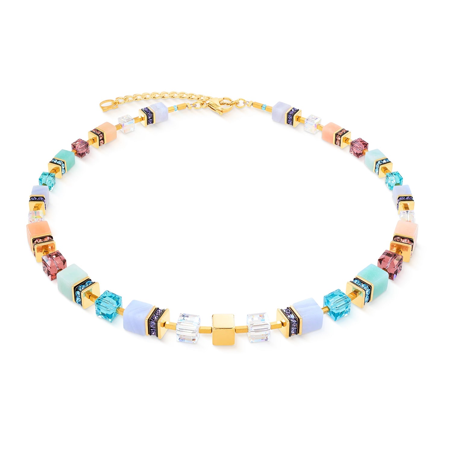 Coeur De Lion GeoCUBE® Precious Statement Necklace Art Nouveau