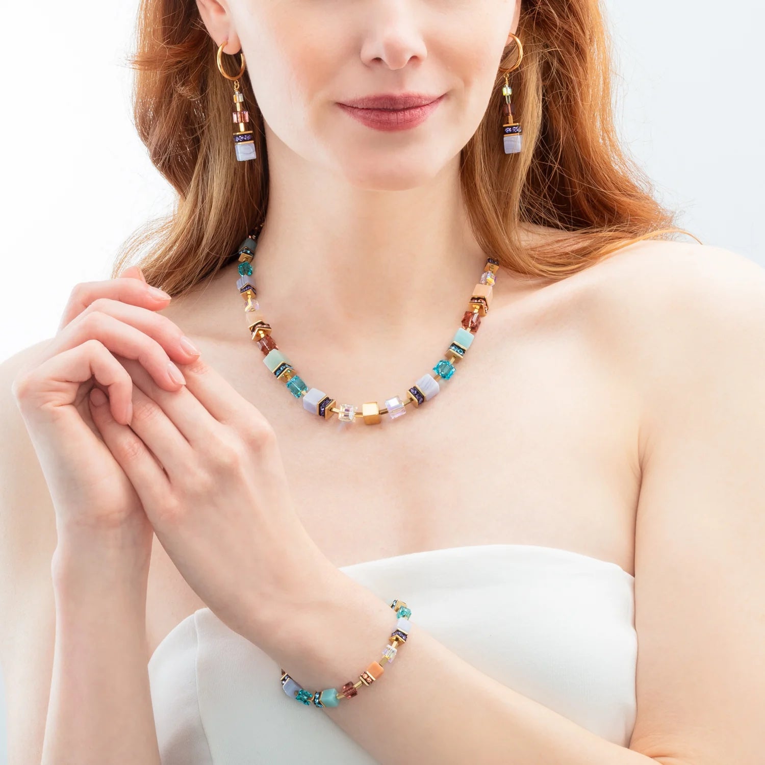 Coeur De Lion GeoCUBE® Precious Statement Bracelet Art Nouveau