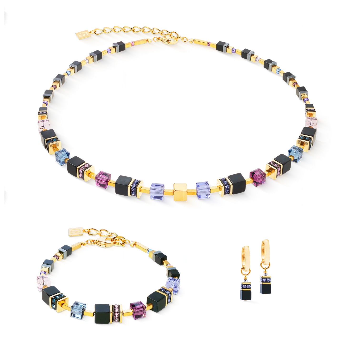 Coeur De Lion GeoCUBE® Precious Classic Blue Moon Gold  set