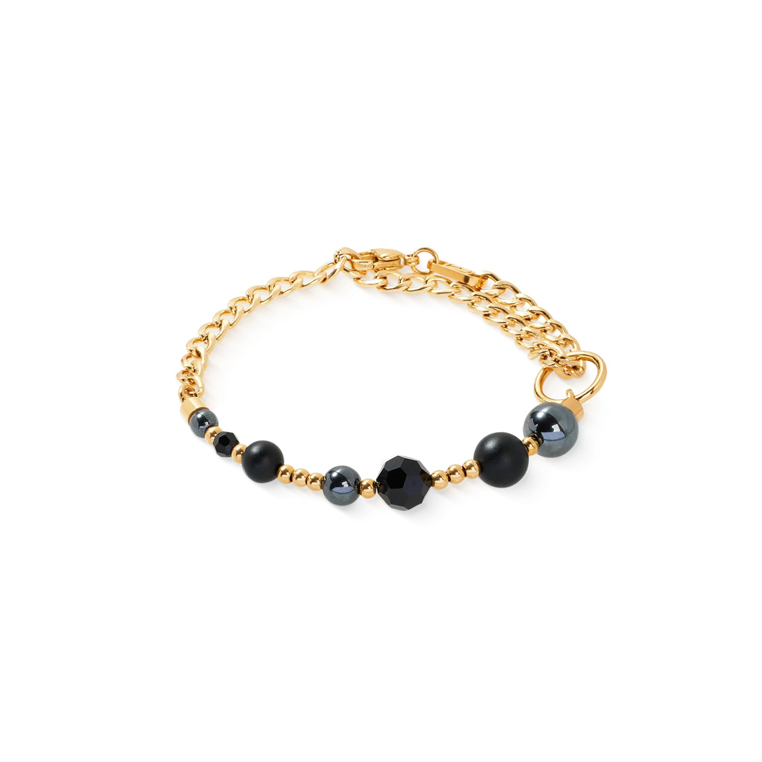 Coeur De Lion Bracelet Pure Spheres Gold-Black