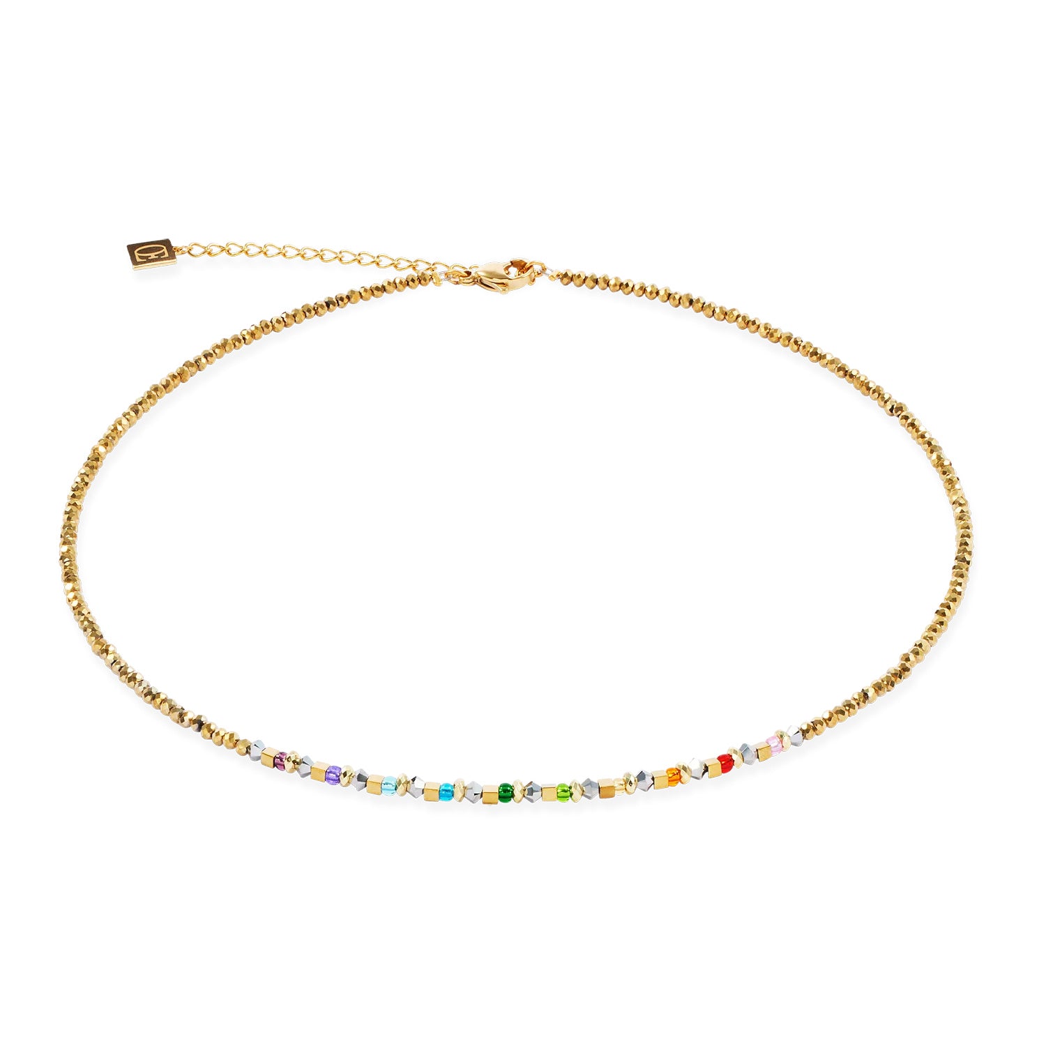 Coeur De Lion Necklace Golden Whisper Rainbow