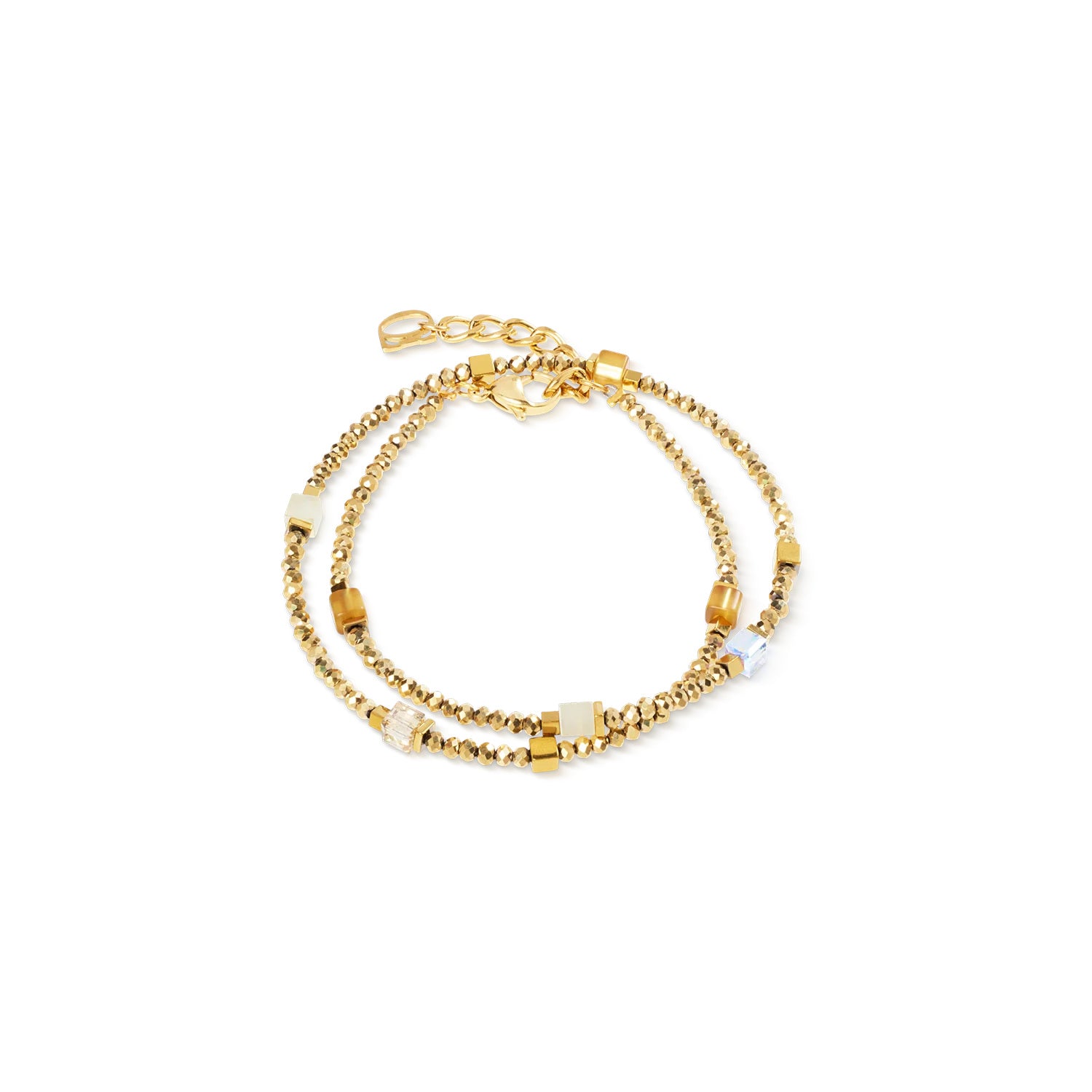 Coeur De Lion Joyful Colours Flex Bracelet Gold-Gold