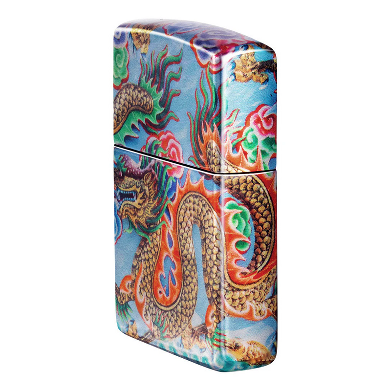 Zippo Dragon Design Lighter rear