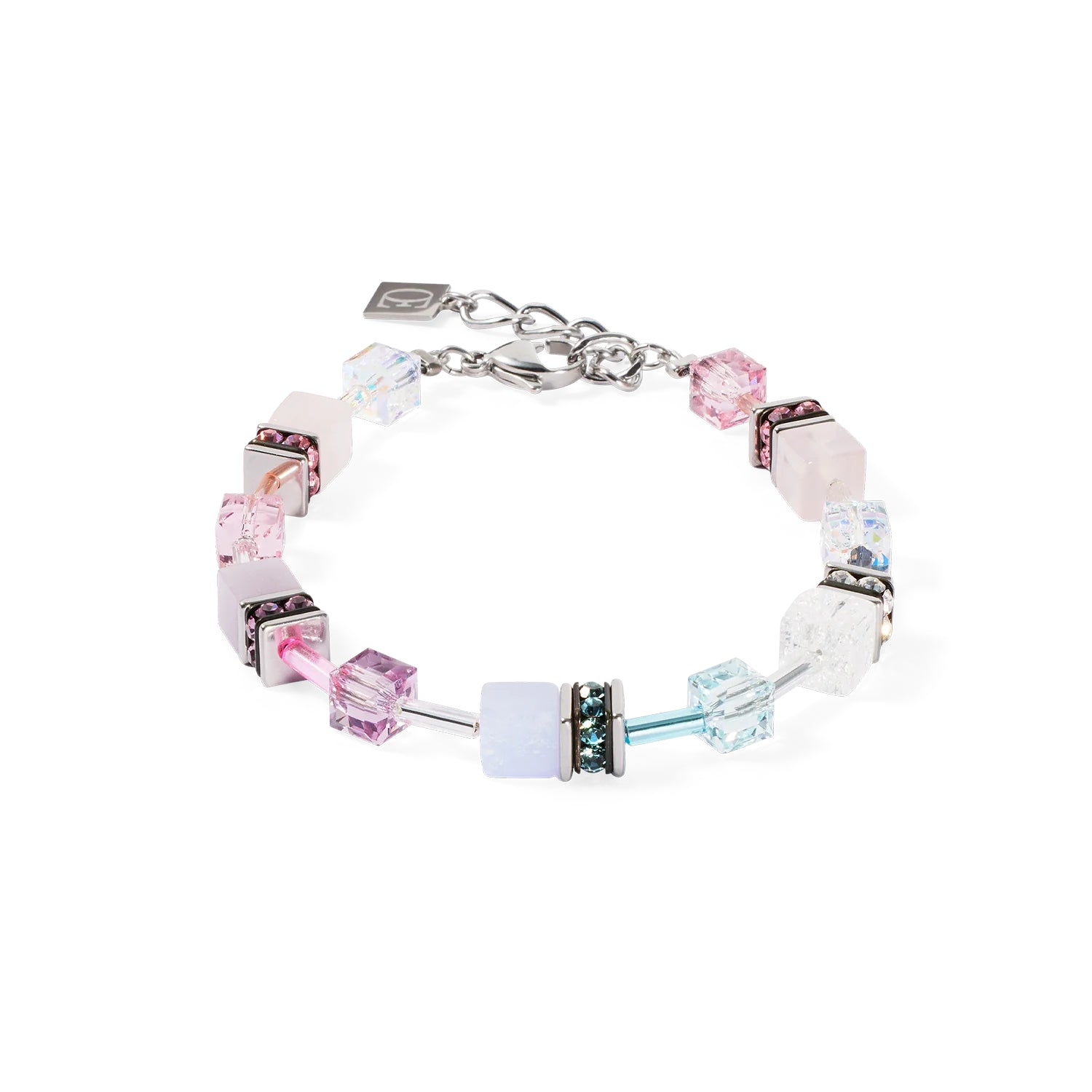 Coeur De Lion GeoCUBE® Iconic Precious Bracelet Pink Lilac