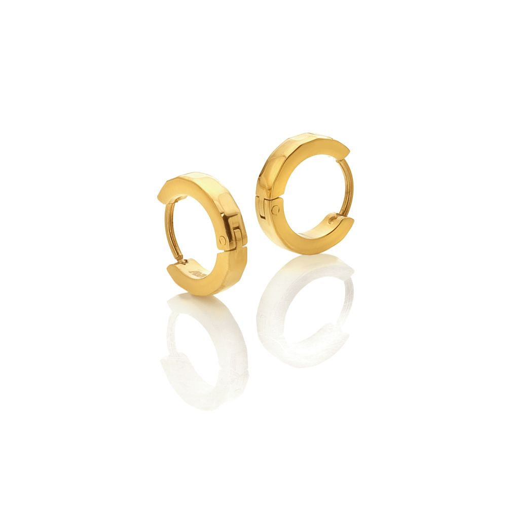 Ava & Sky Squared Huggie Earrings ASE0031