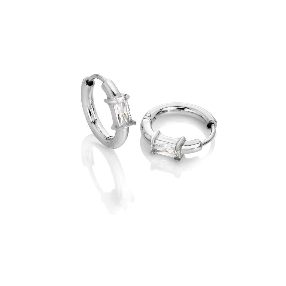 Ava & Sky Wanderlust Stone Set Hoop Earrings ASE0036