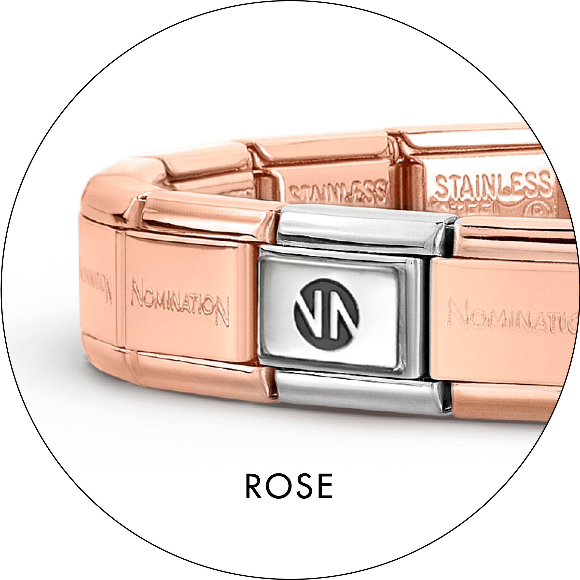 Nomination Classic Rose Gold Plated Composable™ Base Starter Bracelet