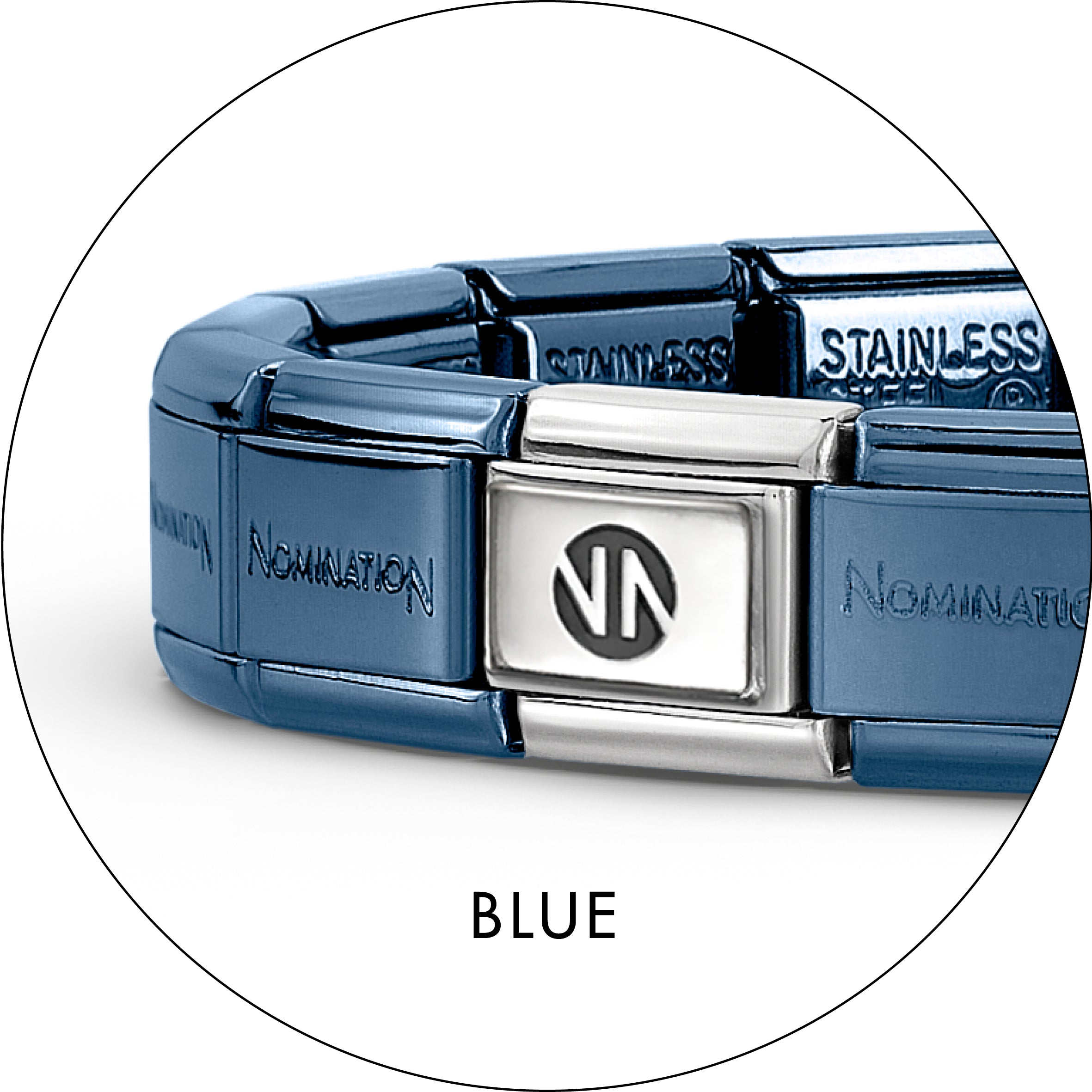 Nomination Classic Blue Matt Composable™ Base Starter Bracelet