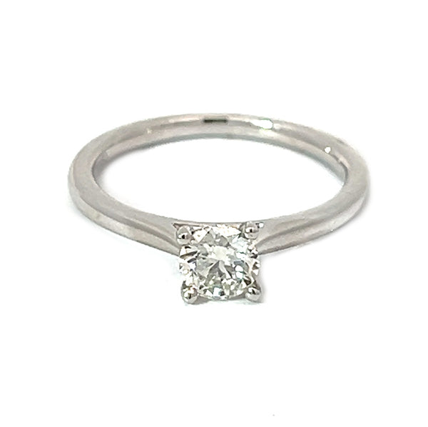 Platinum Solitaire Diamond Engagement Ring 0.50ct