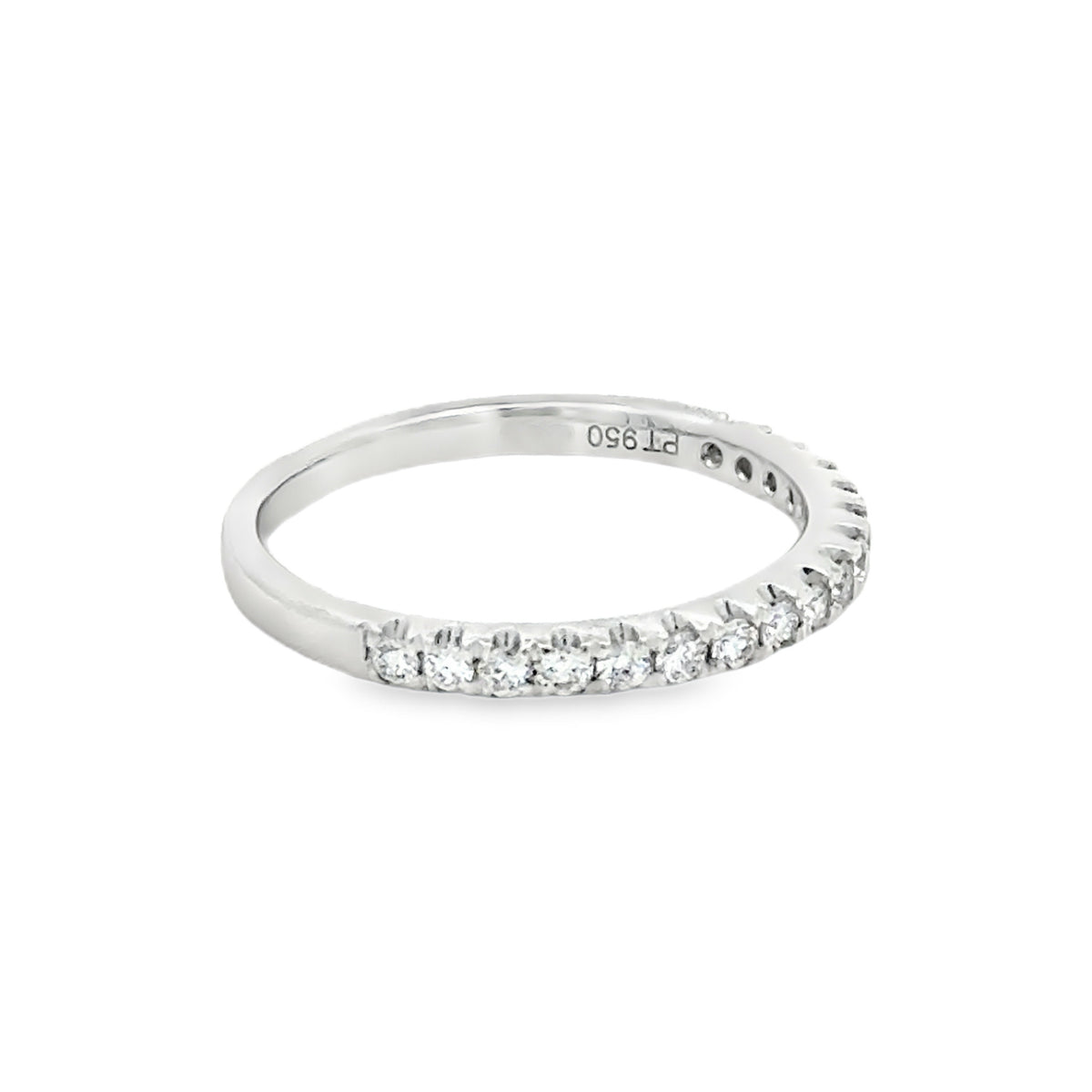 Diamond 0.35ct Eternity Ring Platinum SIDE