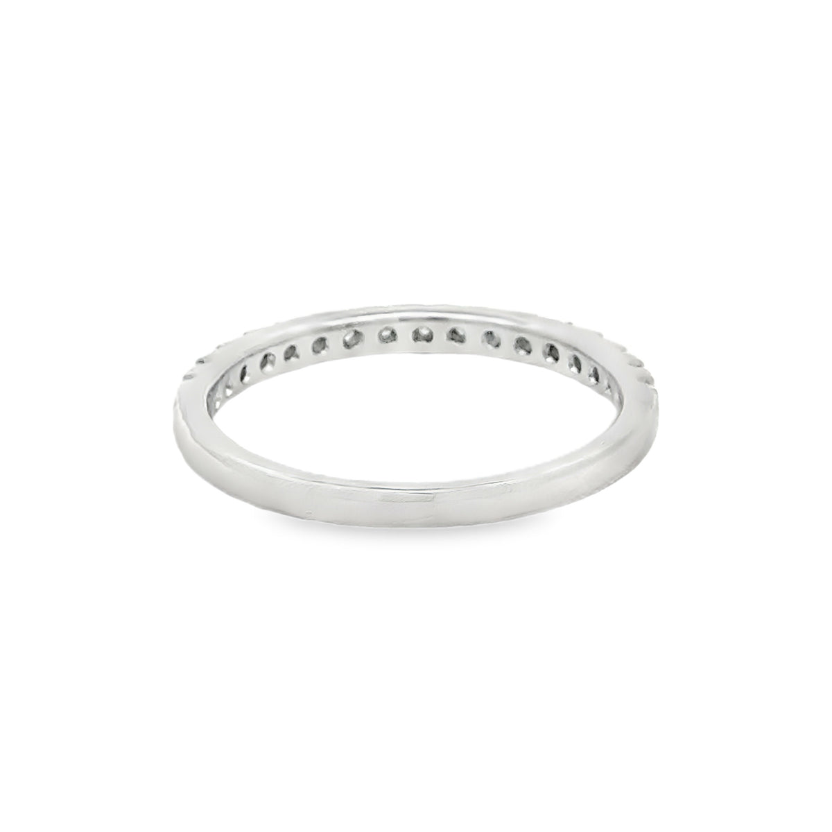 Diamond 0.35ct Eternity Ring Platinum REAR