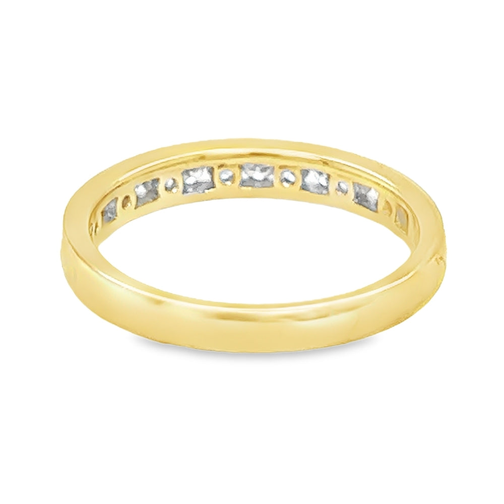Diamond Eternity Ring 0.35ct Channel Set 9ct Gold rear