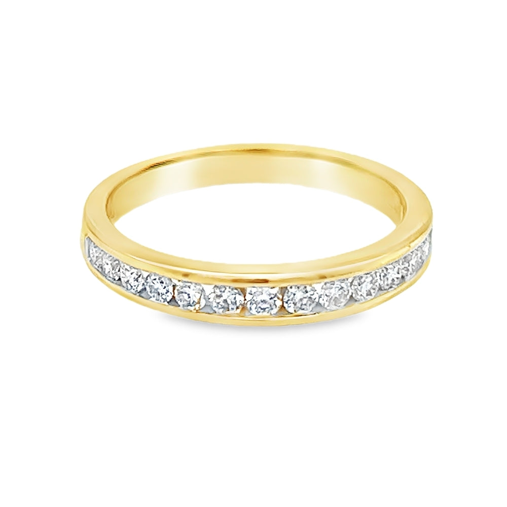 Diamond Eternity Ring 0.35ct Channel Set 9ct Gold