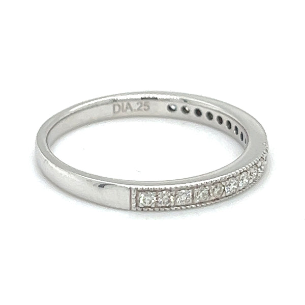 Diamond 20 Stone Eternity Ring 9ct White Gold