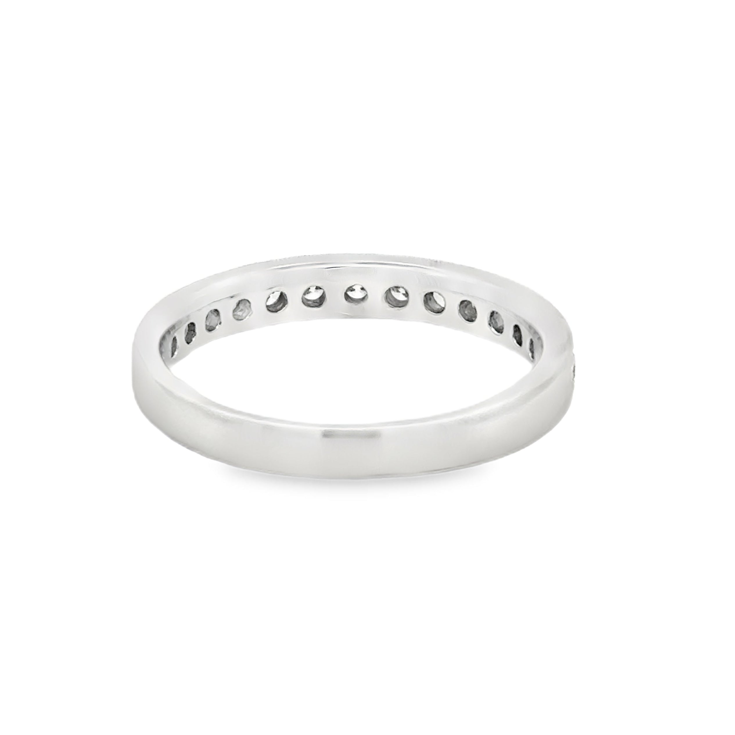 Diamond 14 Stone Eternity Ring 9ct White Gold
