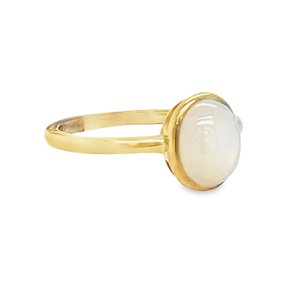 9ct Yellow Gold Moonstone Ring by Amore 6835YMS