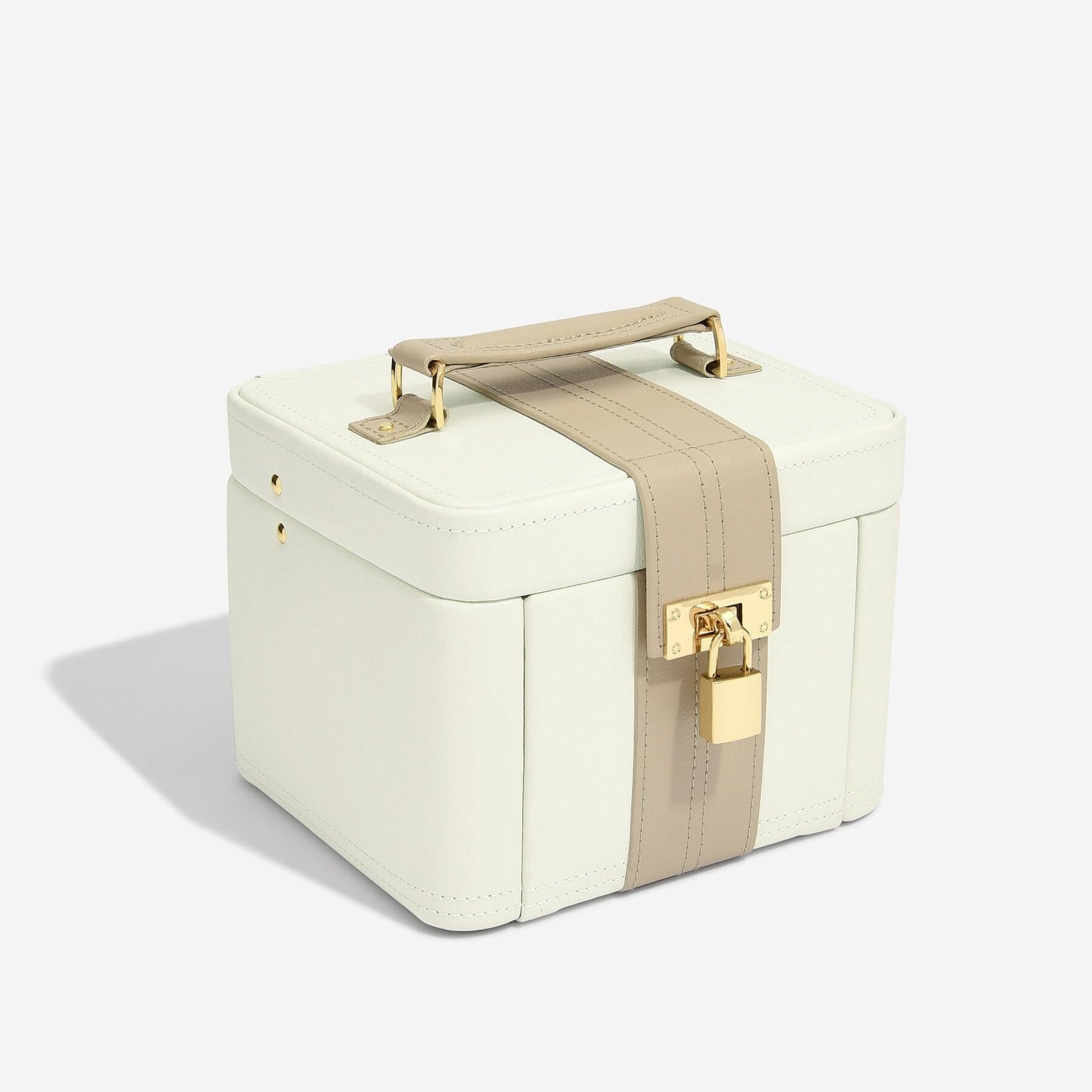 Dulwich Designs Belgravia Medium Cream & Mink Jewellery Box