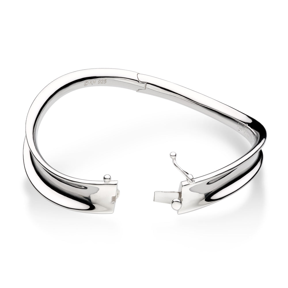 Kit Heath Serenity Hinged Bangle open