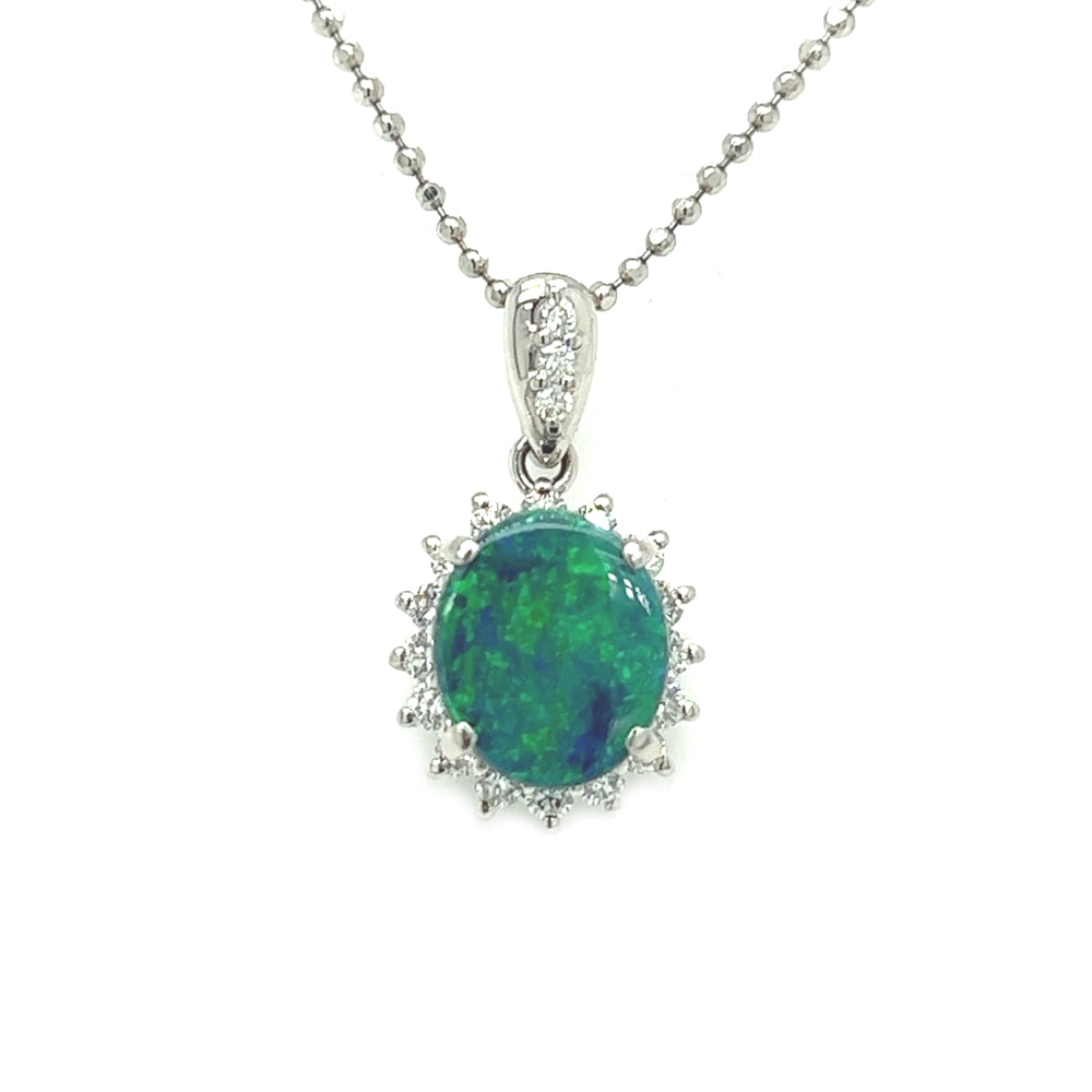 AMANDA PEARL // Black Opal Necklace