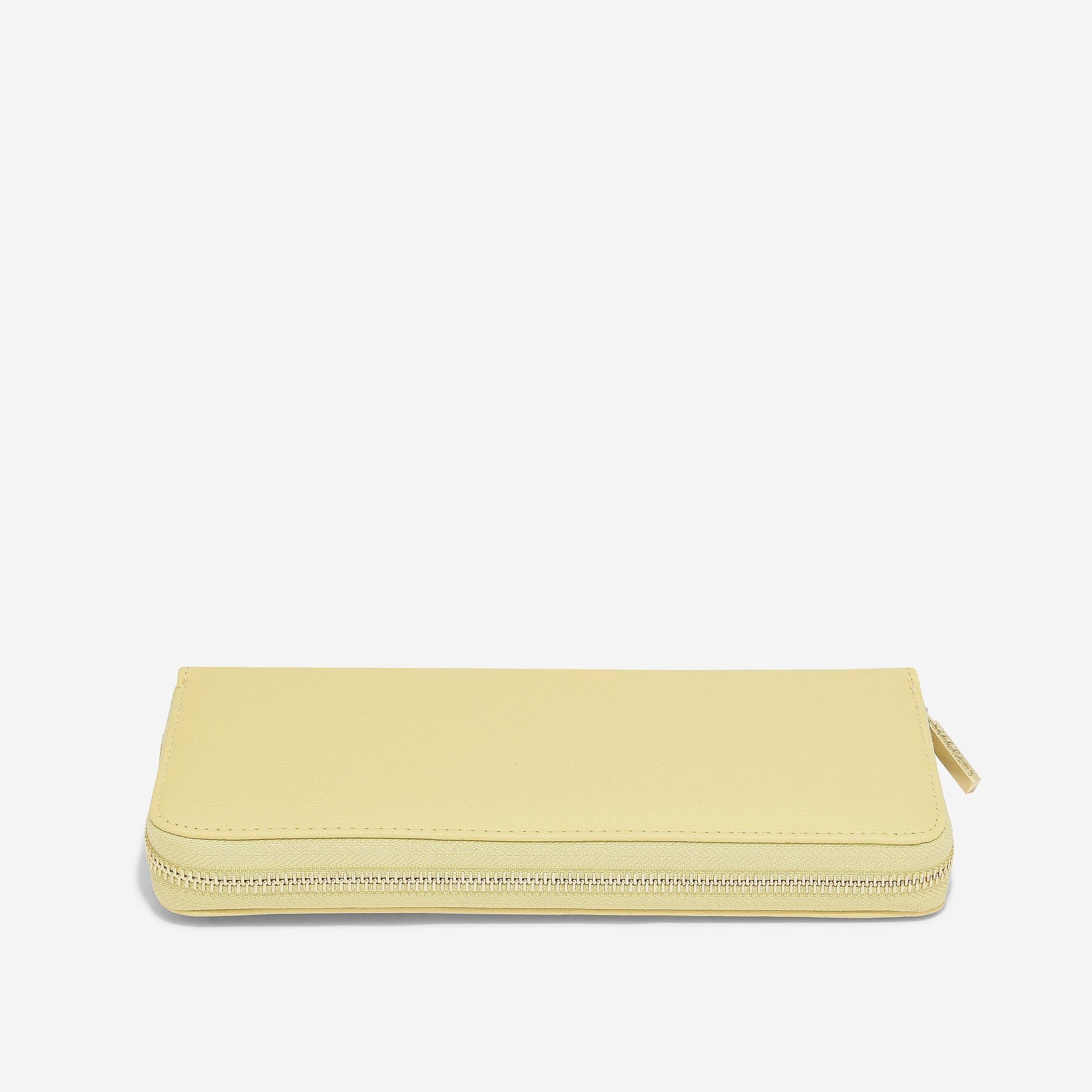 Stackers Yellow Jewellery Roll zipped