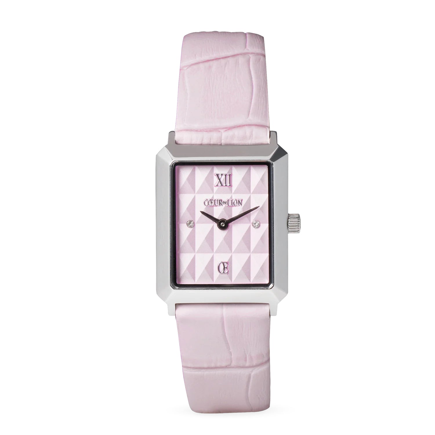 Coeur De Lion Watch Iconic Spikes Rosé Silver Bracelet Leather Rosé