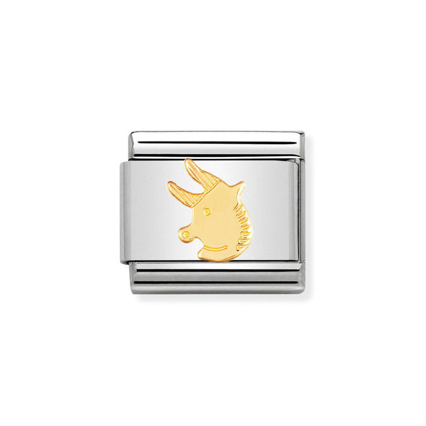 Nomination Classic Link Taurus Charm in Yellow Gold