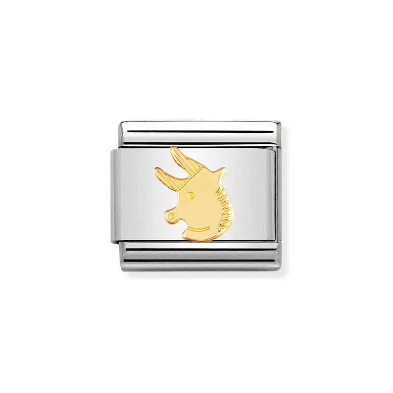 Nomination Classic Link Taurus Charm in Yellow Gold