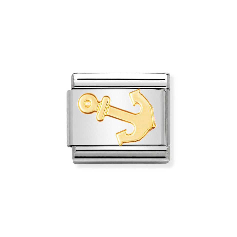Nomination Classic Link Anchor Charm in Gold