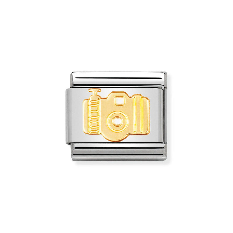 Nomination Classic Link Camera Charm in Gold