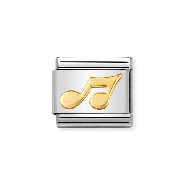 Nomination Classic Link Musical Note Charm in Gold