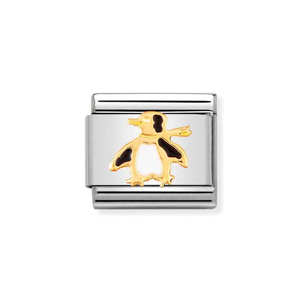 Nomination Classic Link Penguin Charm in Gold