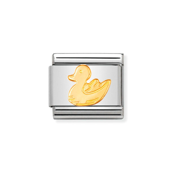 Nomination Classic Link Duck Charm in Gold