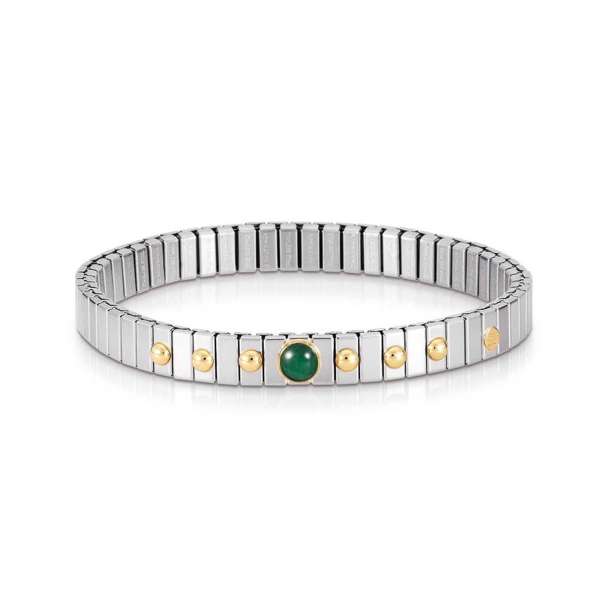 Nomination Extension Gold & Emerald Bracelet