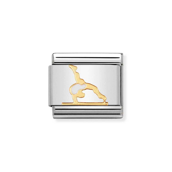 Nomination Classic Link Gymnast Charm in Gold