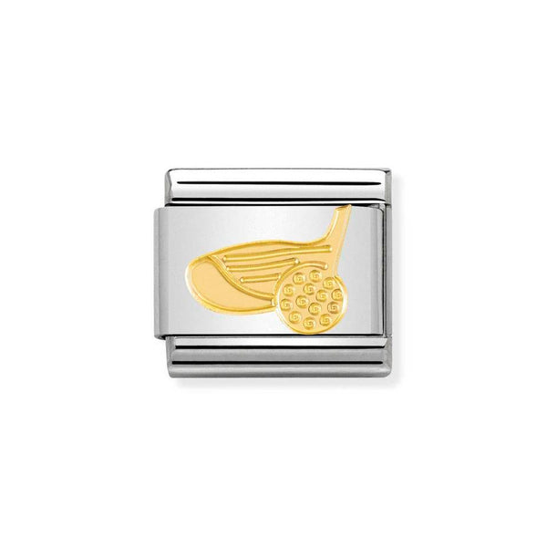 Nomination Classic Link Golf Charm in Gold