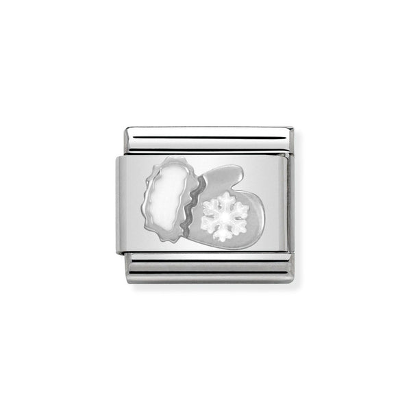 Nomination Classic Link Glove with Snowflake Charm in Silver