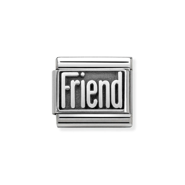 Nomination Classic Link Friend Charm in Silver