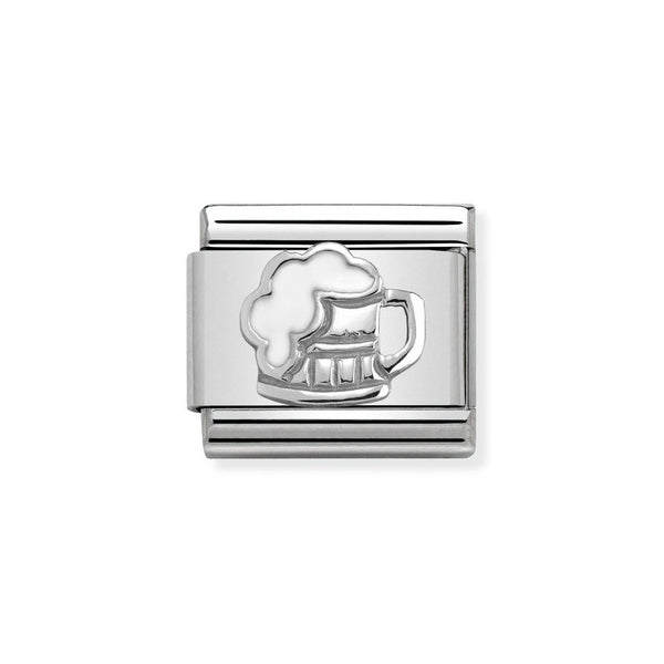 Nomination Classic Link Beer Charm in Silver