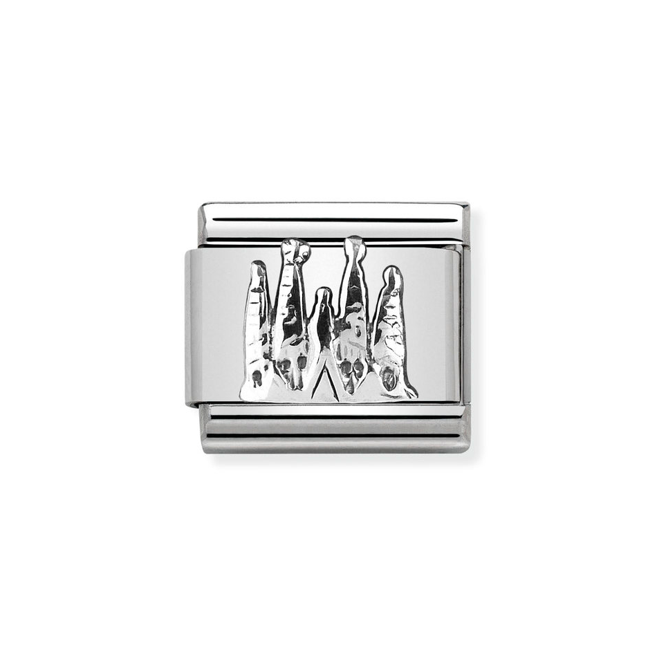 Nomination Classic Link Sagrada Family Charm in Silver