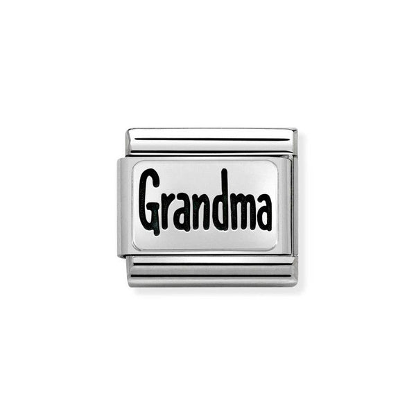 Nomination Classic Link Grandma Charm in Silver